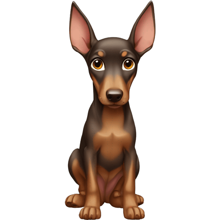 fawn doberman emoji