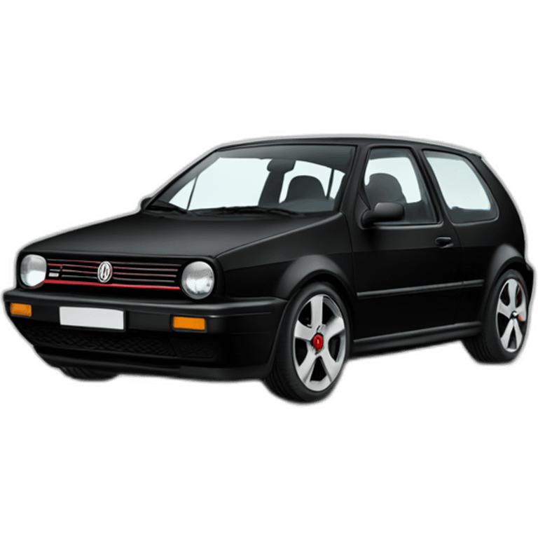 Black golf 4 gti emoji