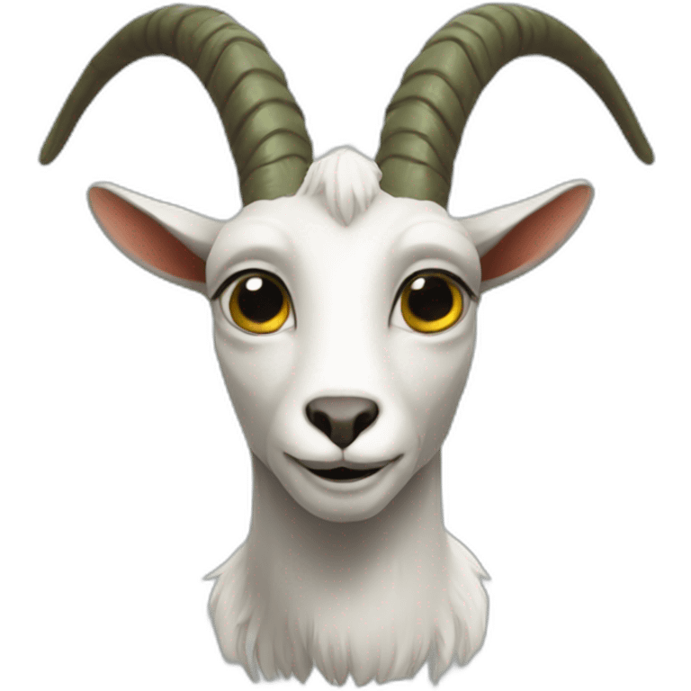 Alien goat emoji