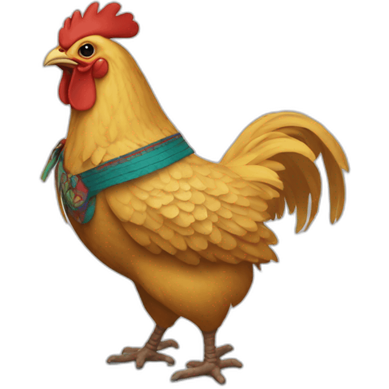 Guatemalan ninja chicken emoji