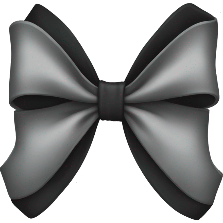 Black bow emoji