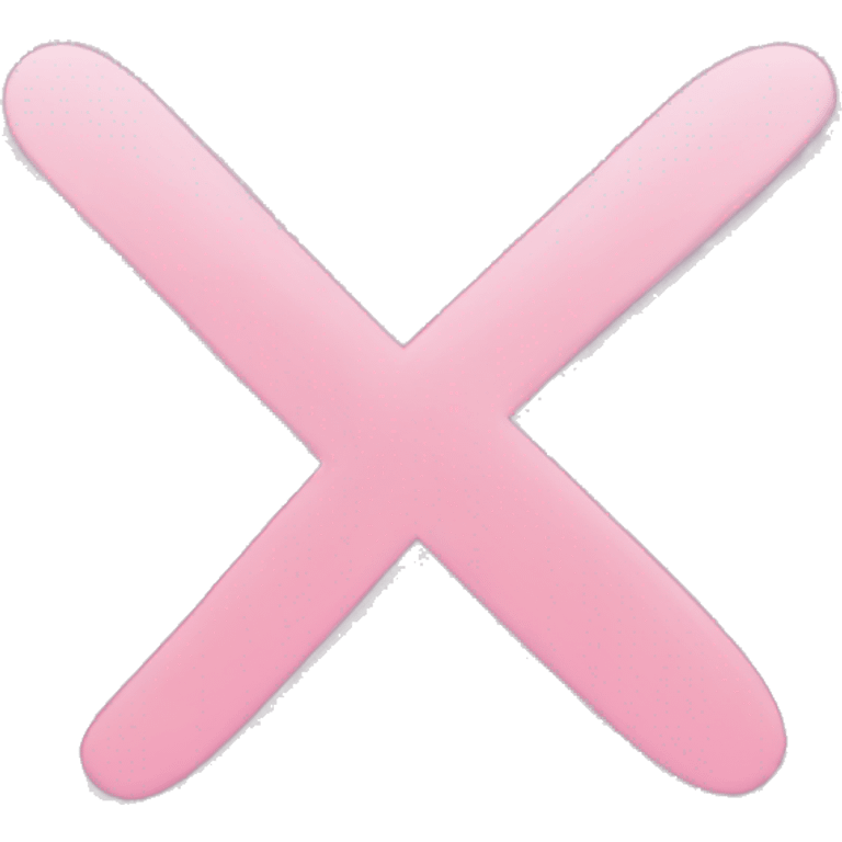 Light pink checkmark emoji