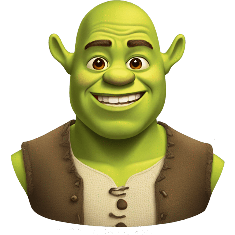 shrek small big head emoji