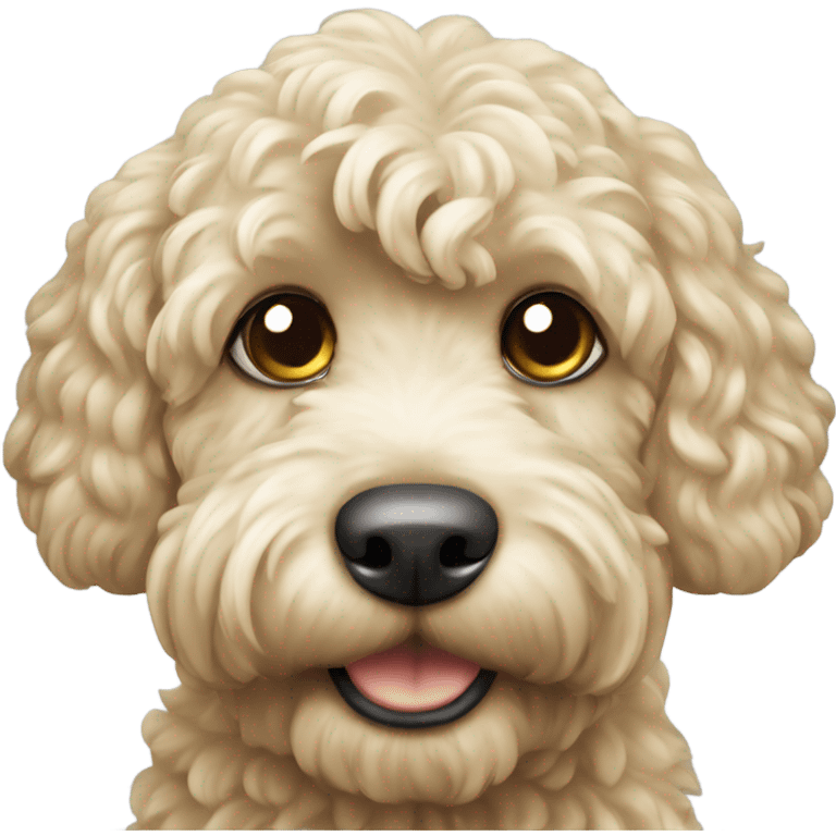 Cream Cockapoo emoji