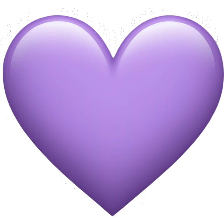 Light purple heart emoji