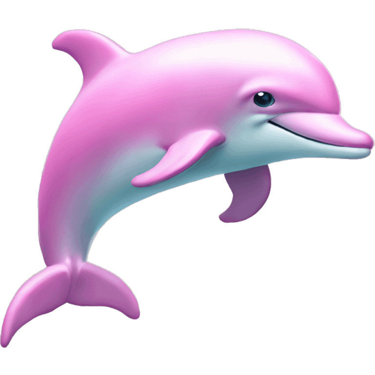 Pastel-pink-colors-dolphin emoji