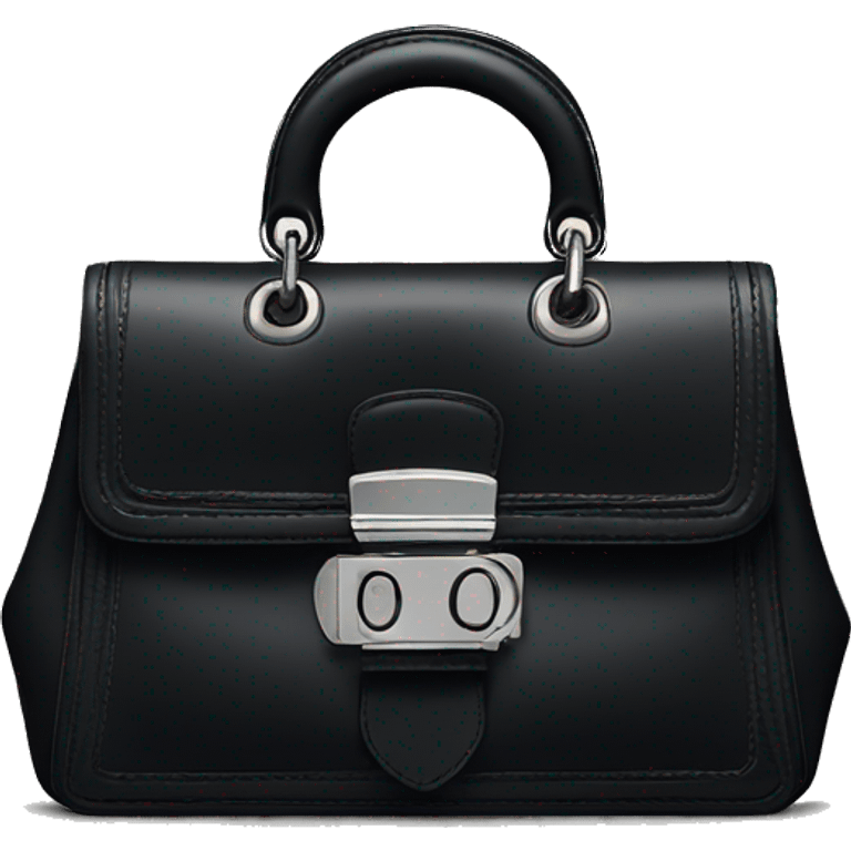 Black Dior bag emoji