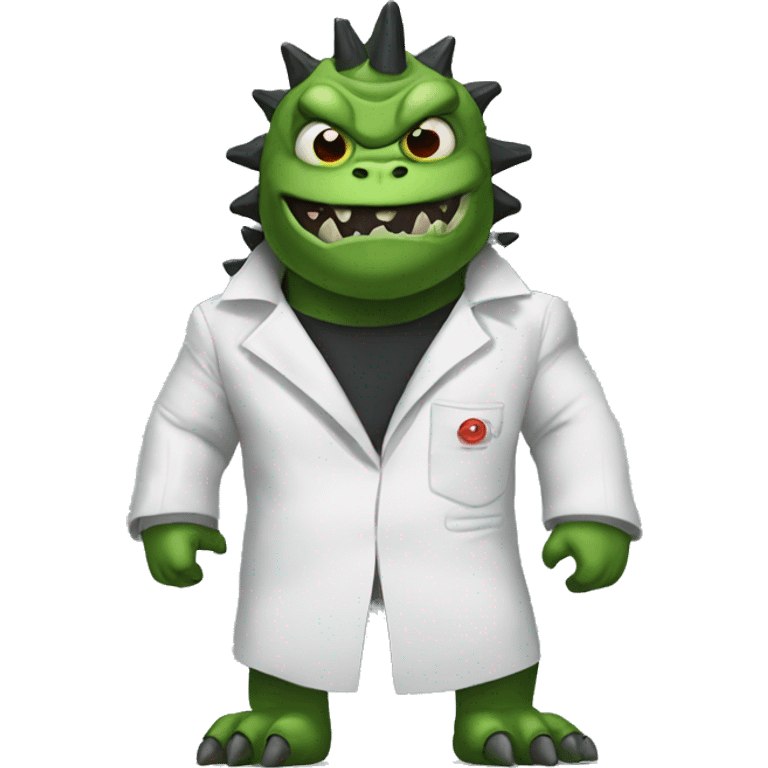 Godzilla dressed as Frankenstein  emoji