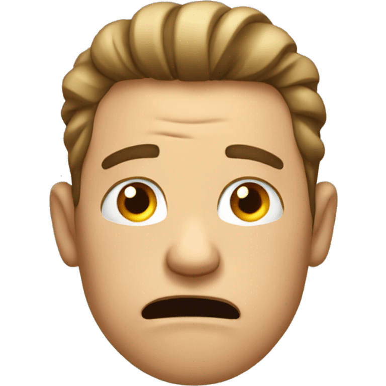 guy stressed emoji