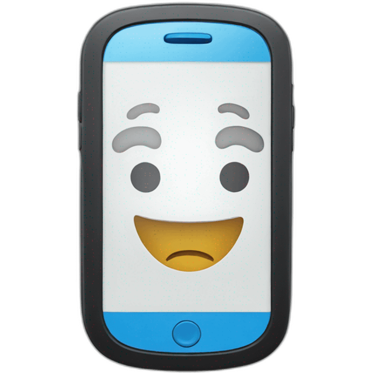 social media phone emoji