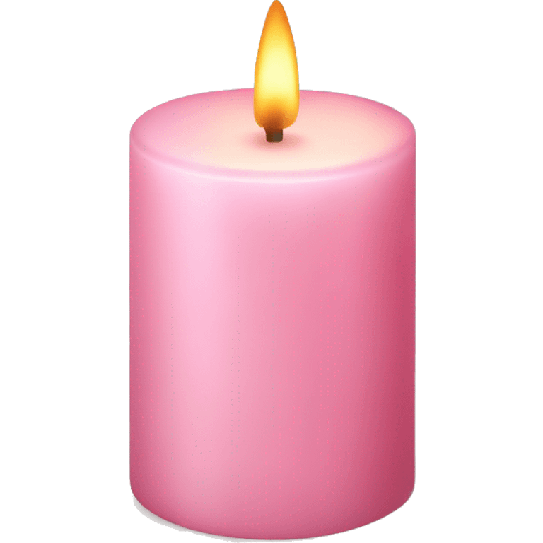 light pink candle emoji