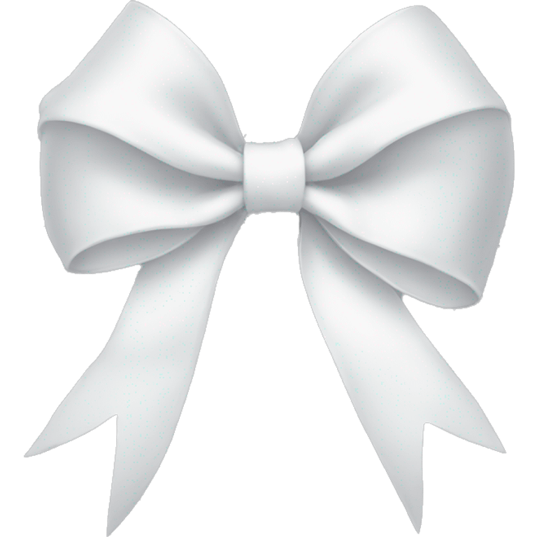 white bow emoji