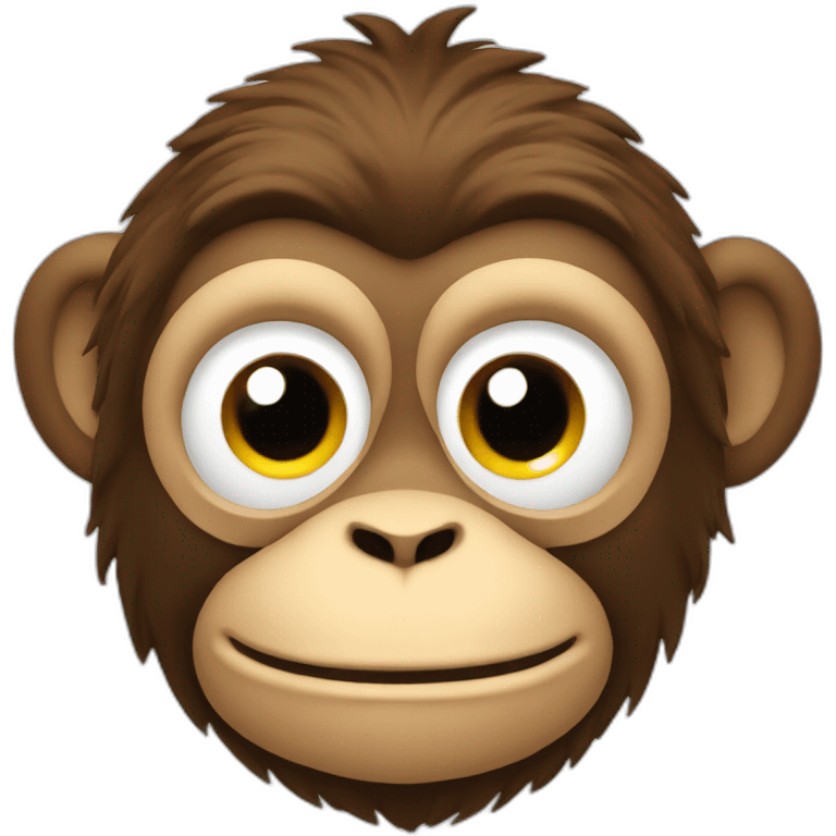 key ring monkey emoji