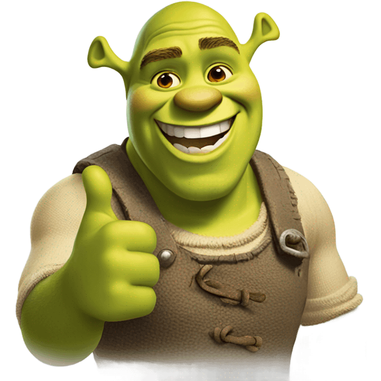 Shrek thumbs up emoji