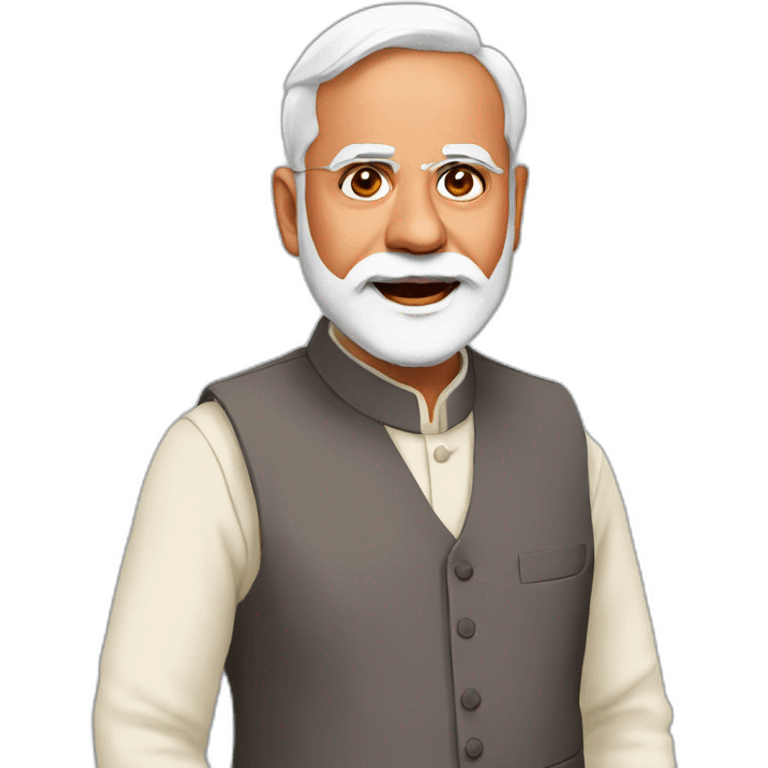 Narendra Modi shocking emoji