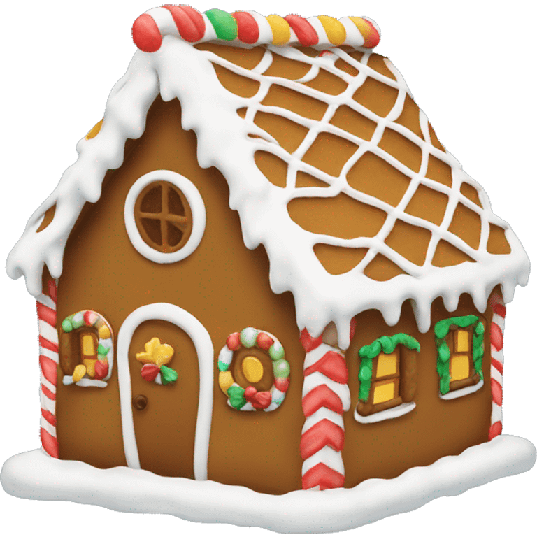 gingerbread house emoji