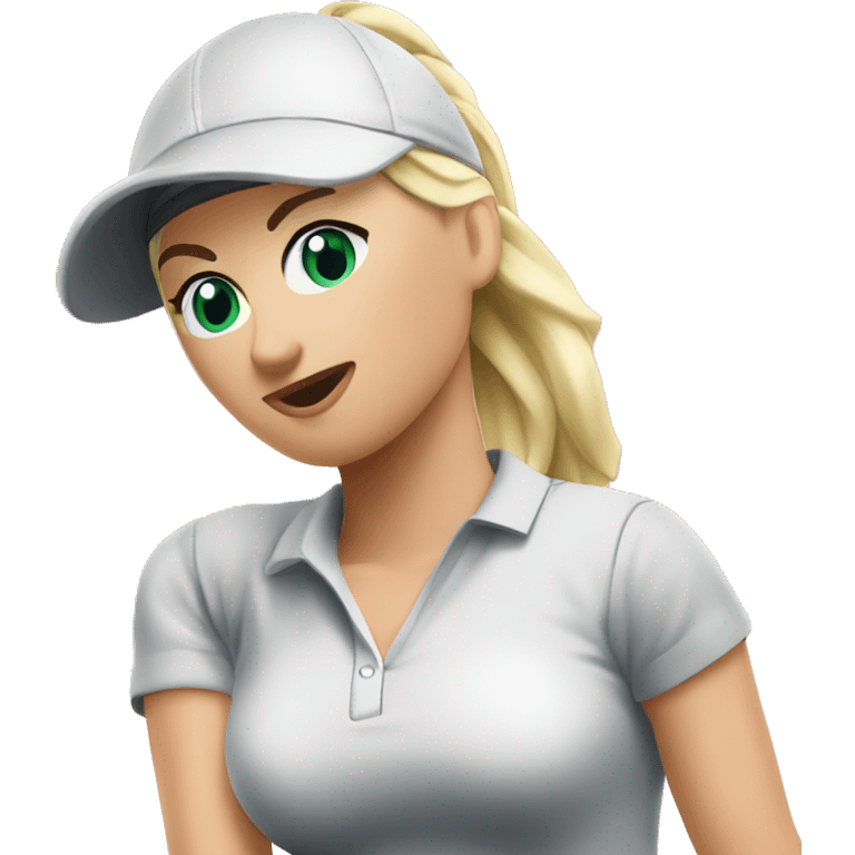 Paige spiranac golfing emoji