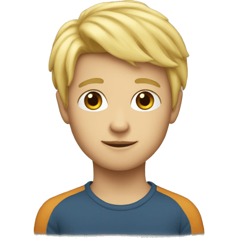 boy blonde  emoji