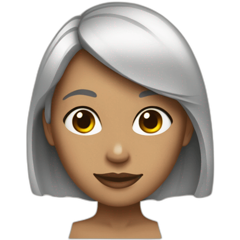 piel hidratada de mujer emoji