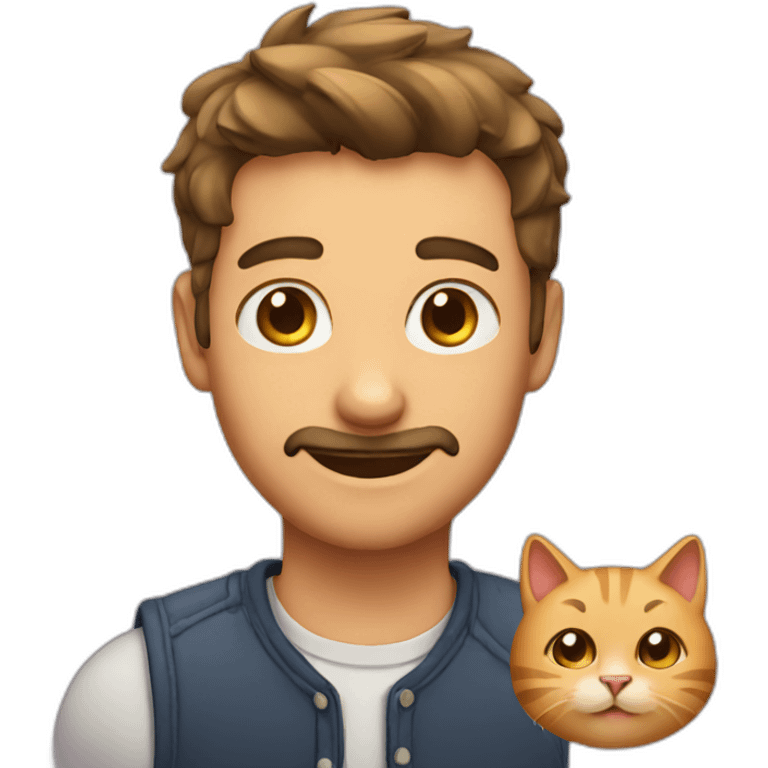 man cat emoji