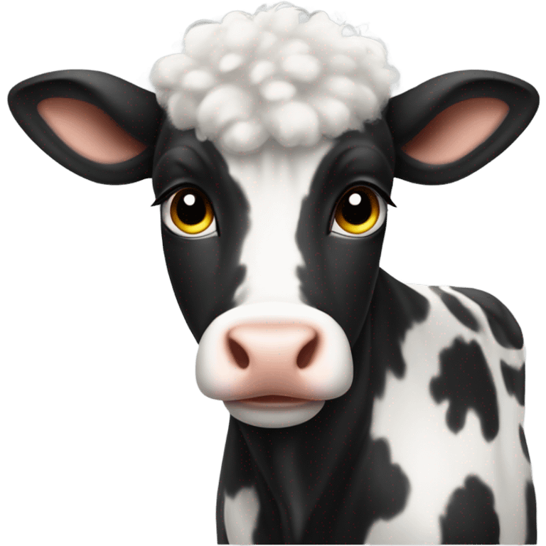 cute baby cow emoji