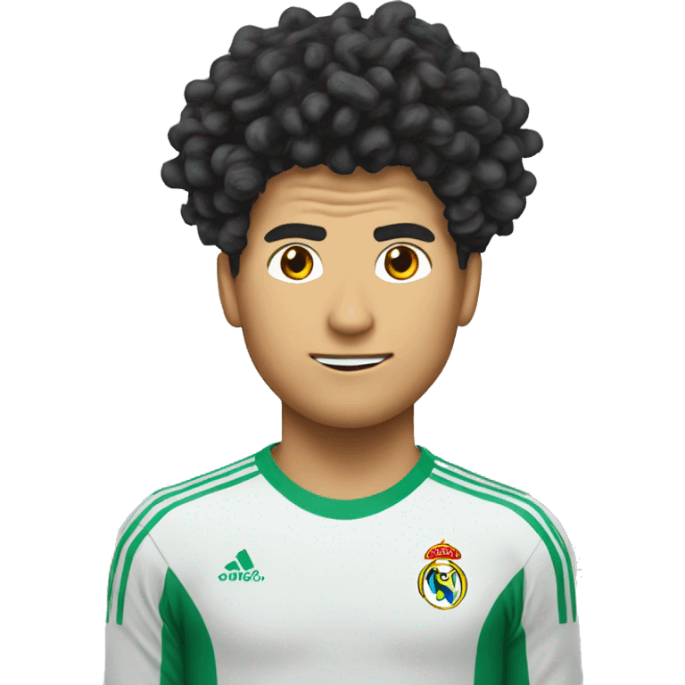 Ronaldo noodle hair emoji