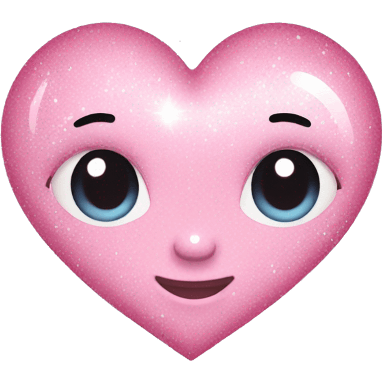 baby pink sparkly heart emoji