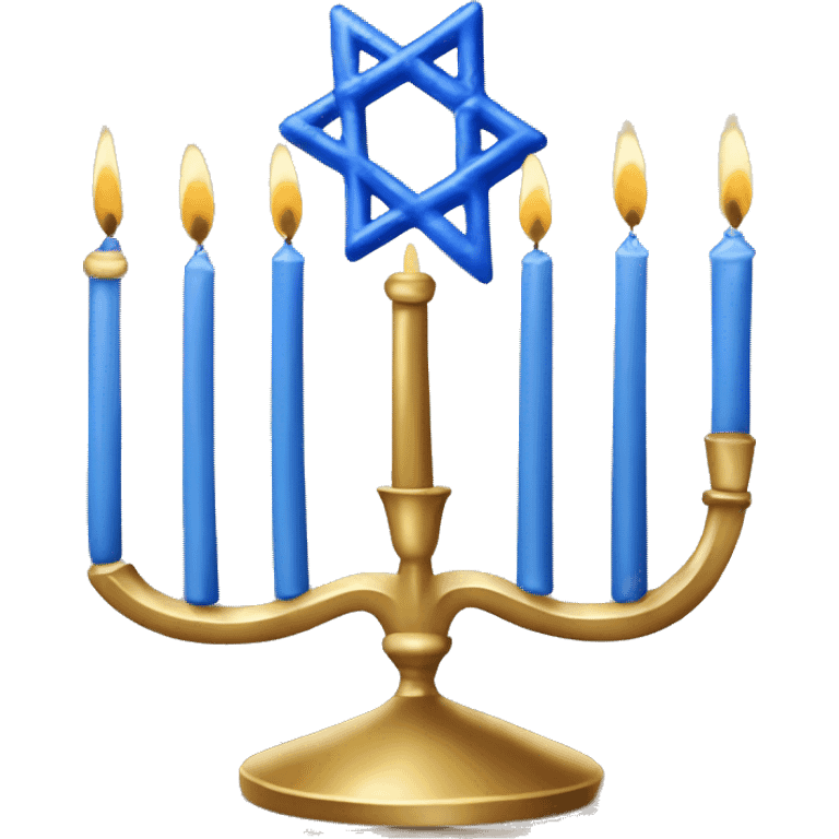 Jewish Hanukkah holiday emoji