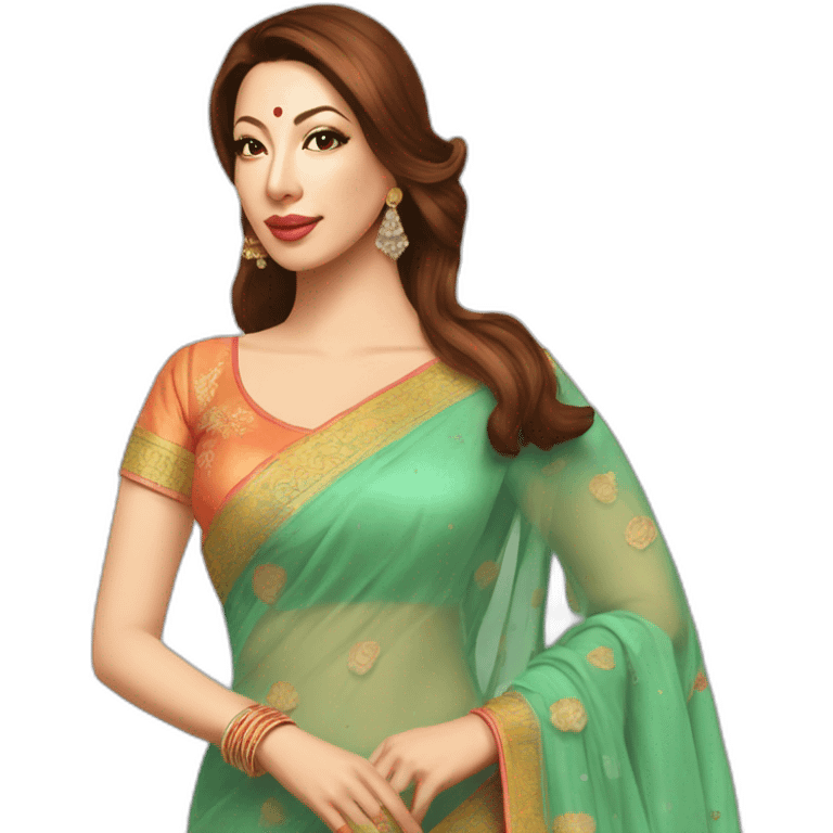 Munmun Dutta saree clothes  emoji