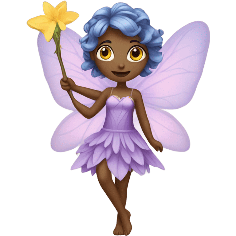 Fairy in dress emoji