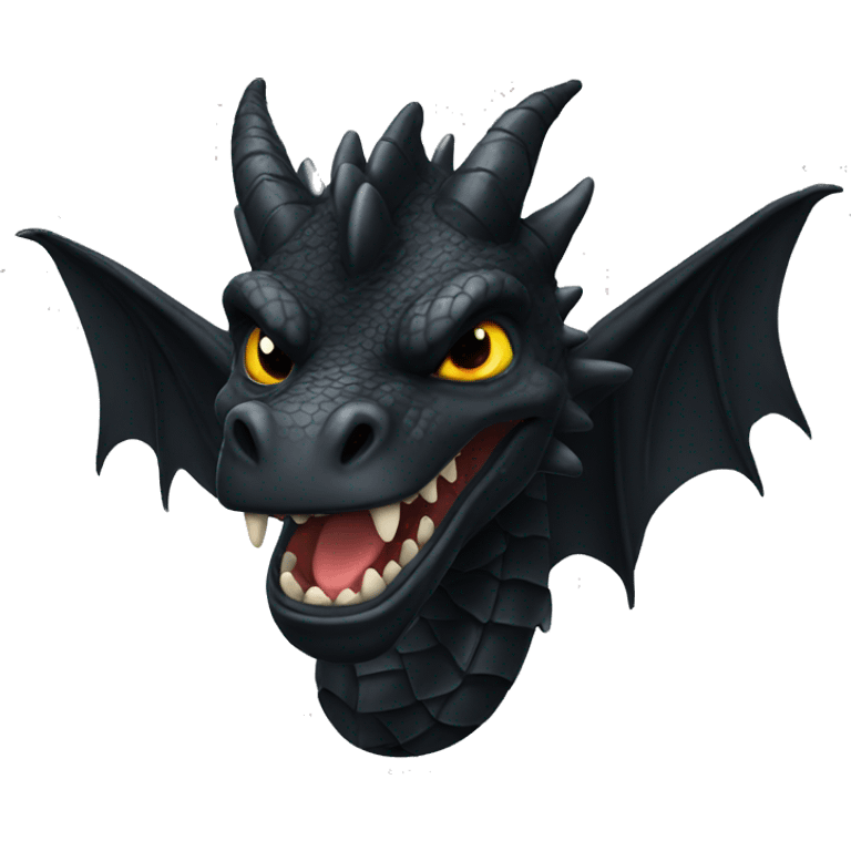 Black dragon emoji