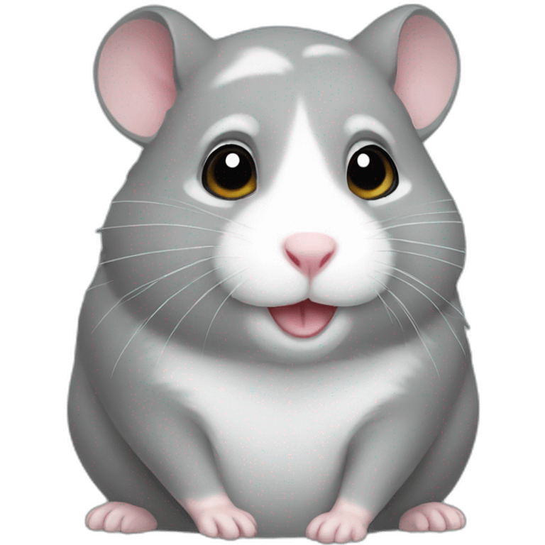 gray hamster emoji