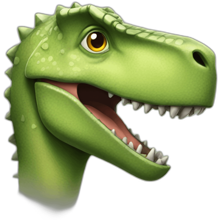 A cool dinosaur emoji