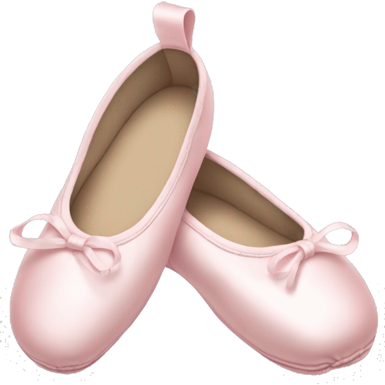 Pale pink ballet shoes emoji