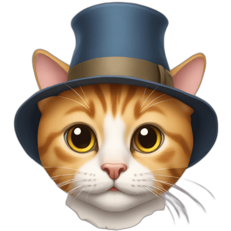 Puss in hat emoji