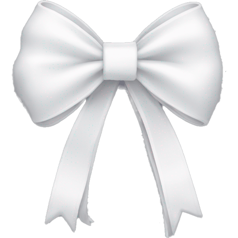 Cute girly white bow with laces  not thick bow thin laces and strings emoji