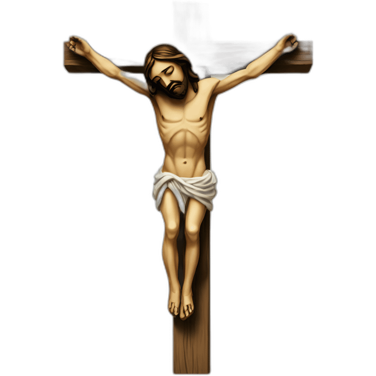 Crucified Jesus with INRI sign emoji