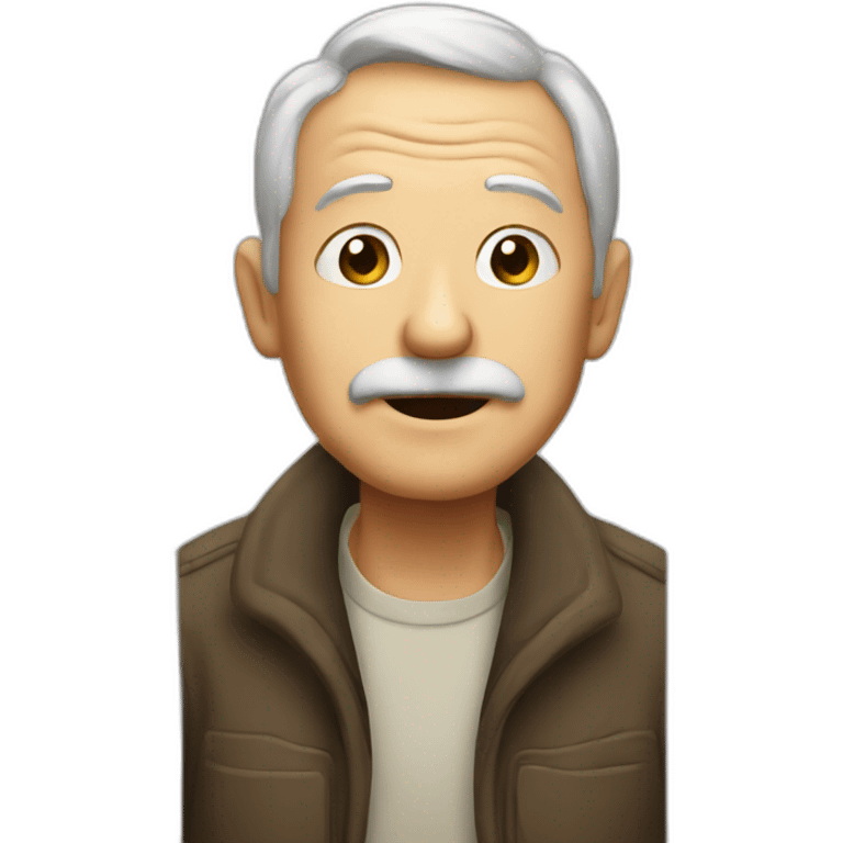 Old man at door emoji