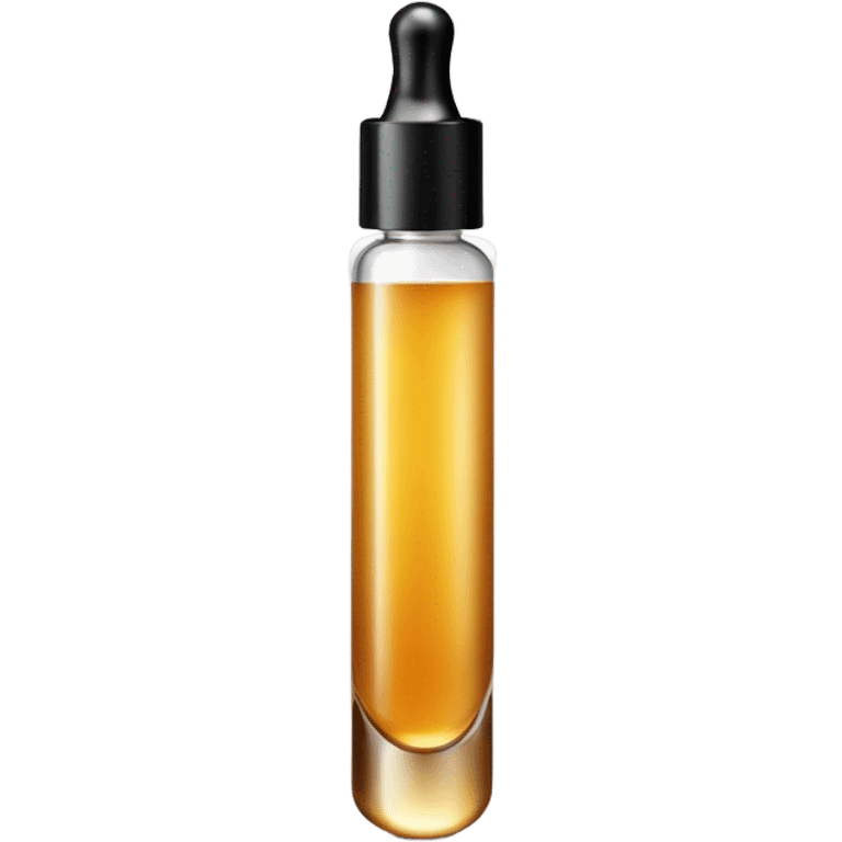 Skin care serum with dropper emoji