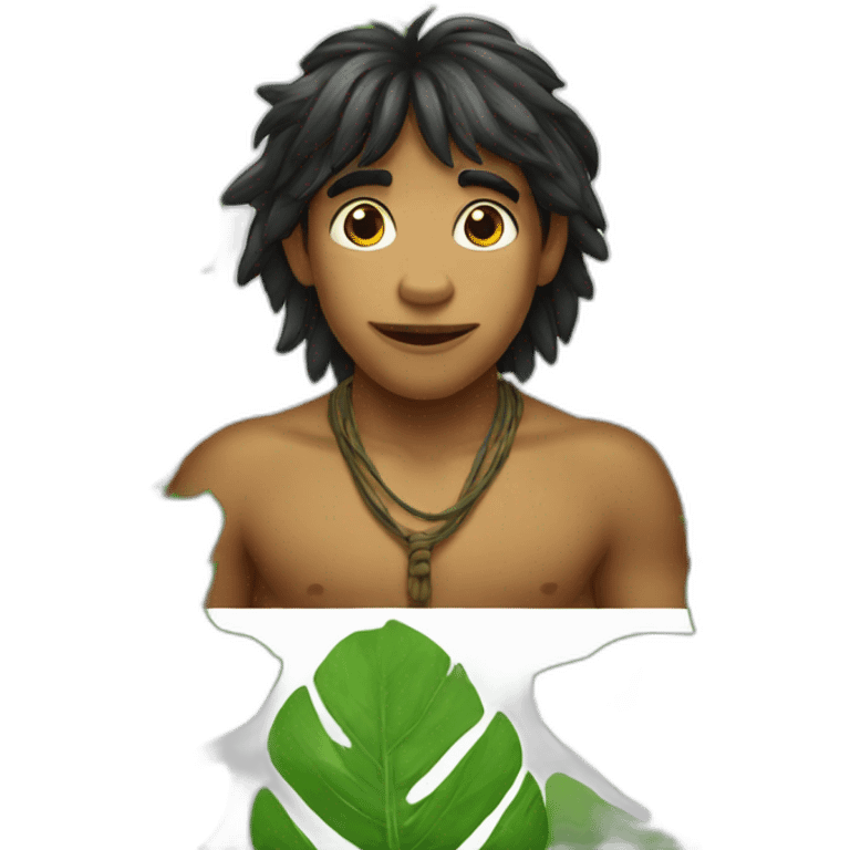 Mowgli jungle emoji