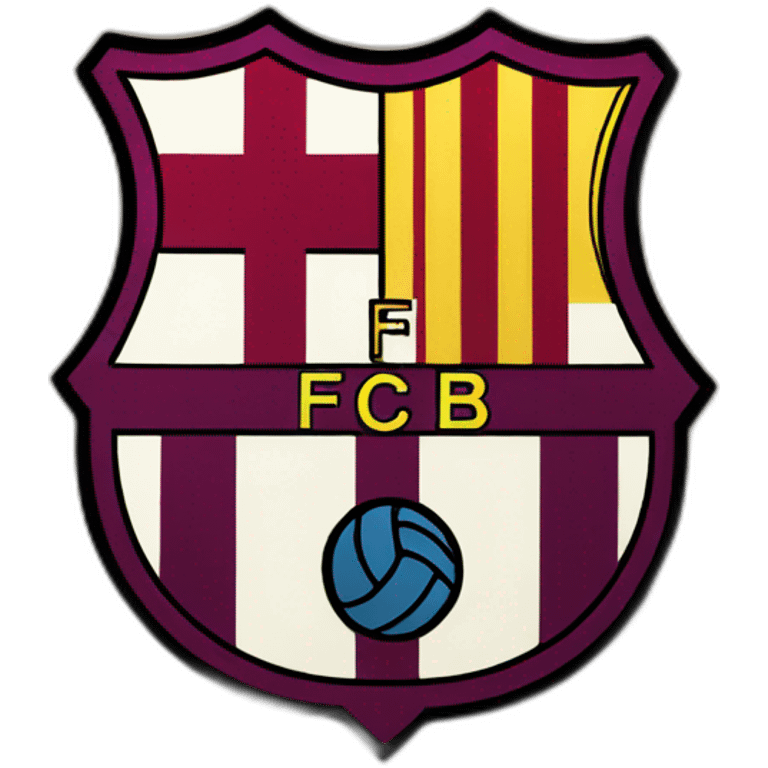 fc barcelona logo emoji