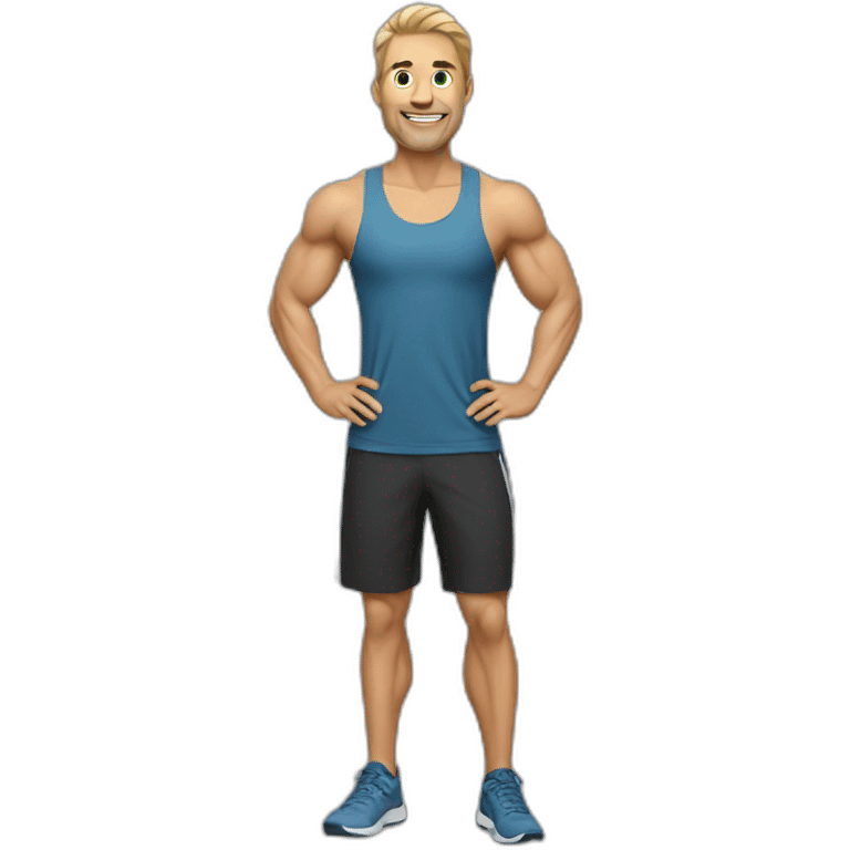 Fitness coach emoji