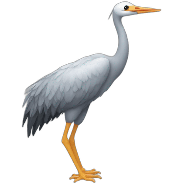 Crane qui fais un pouce emoji