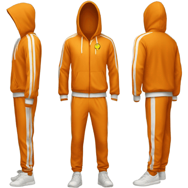 orange tracksuit emoji