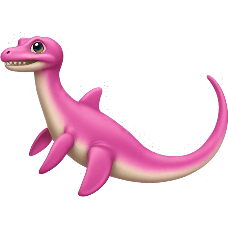 pink plesiosaur emoji