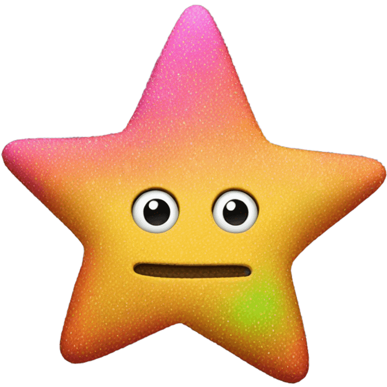 a star with a hat emoji