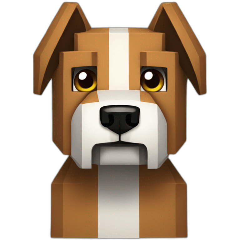 Minecraft dog emoji