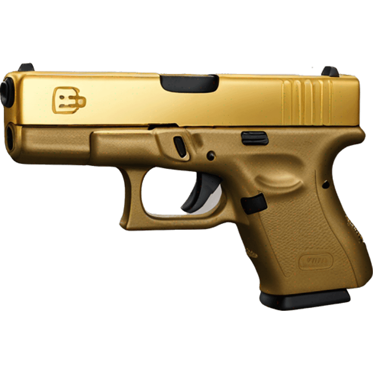 Gold glock emoji