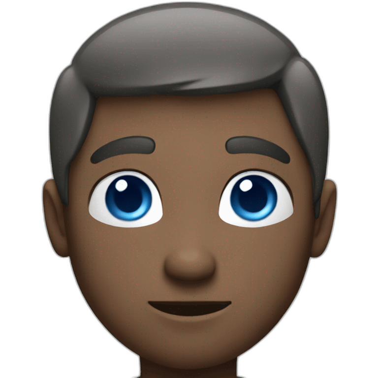 a white men with blue eyes who discover a beautiful new land emoji