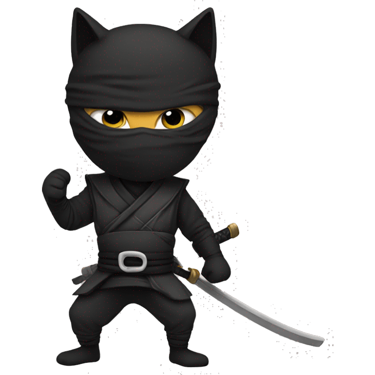 Gato ninja emoji